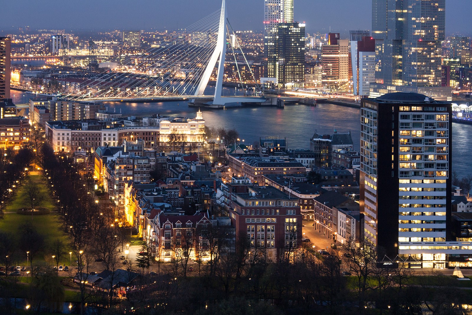 Rotterdam skyline